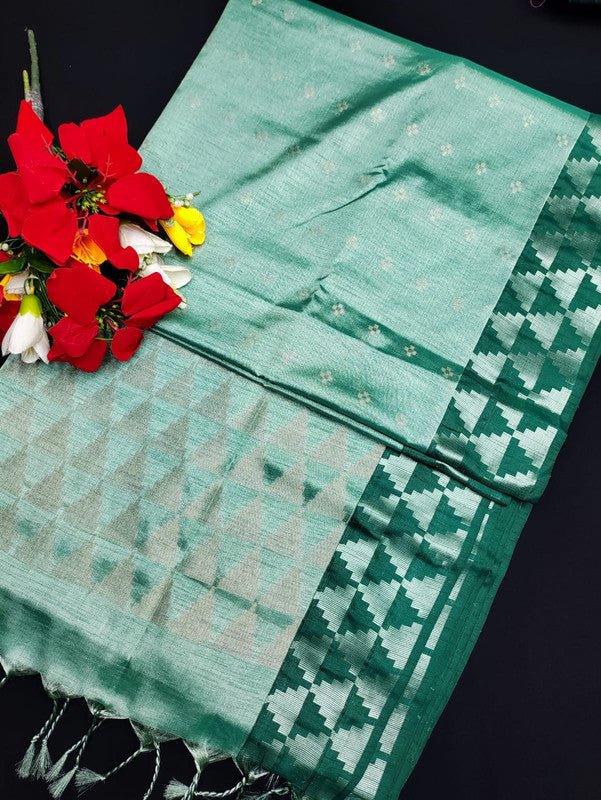 Slub Tissue Saree STS29