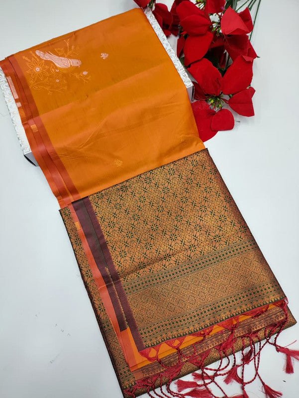 Most Wanted saree Collection Low Budget Saree Unique Design And Contrast Look