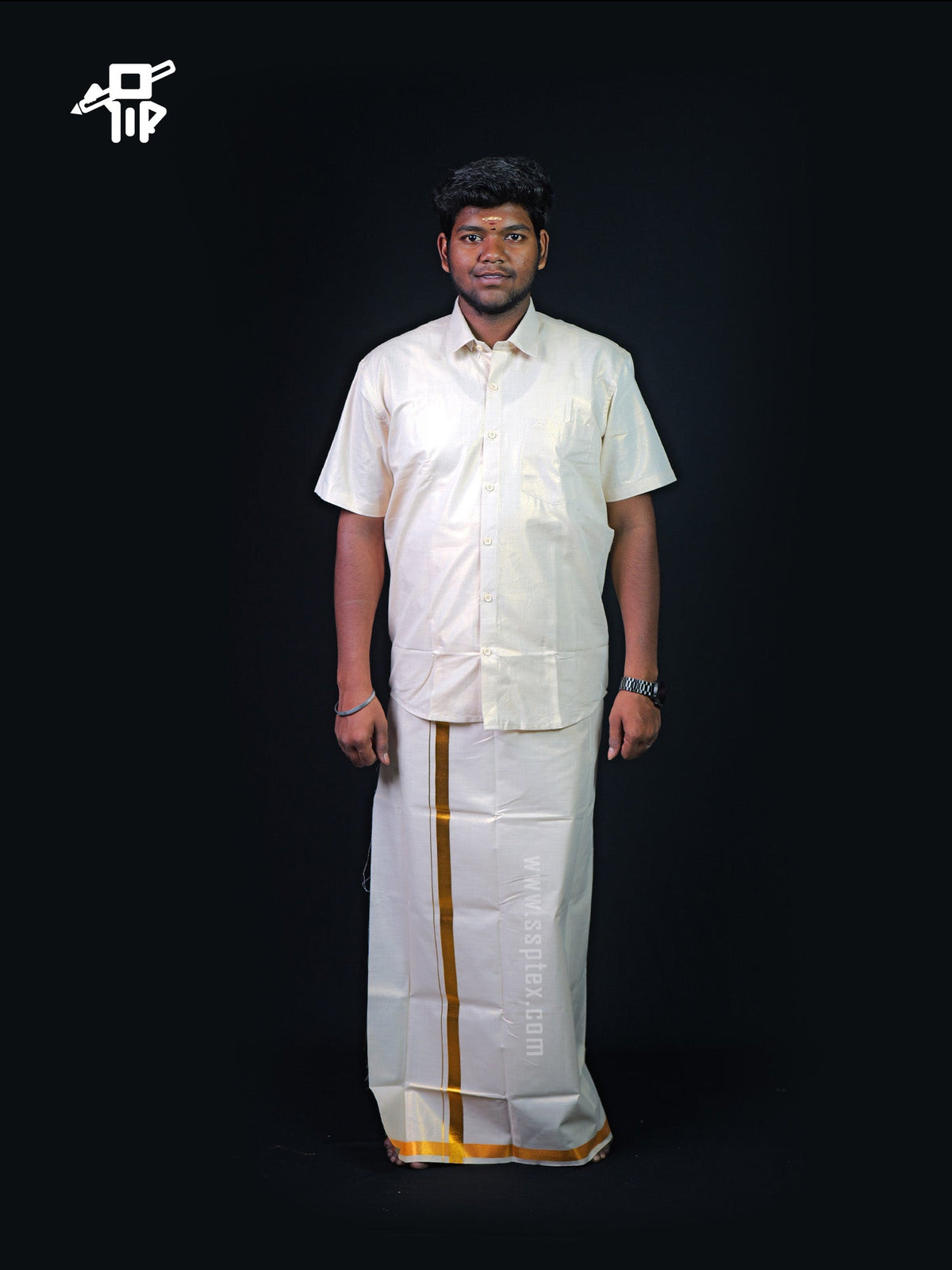 Tissue Combo | Vesti & Shirt | - Sri Sakthi Pugazh Tex - Shirts Dhotis