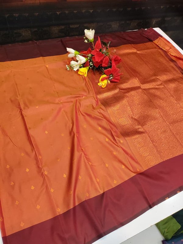 Urvashi Soft Silk Saree with elegant zari work for festival wear