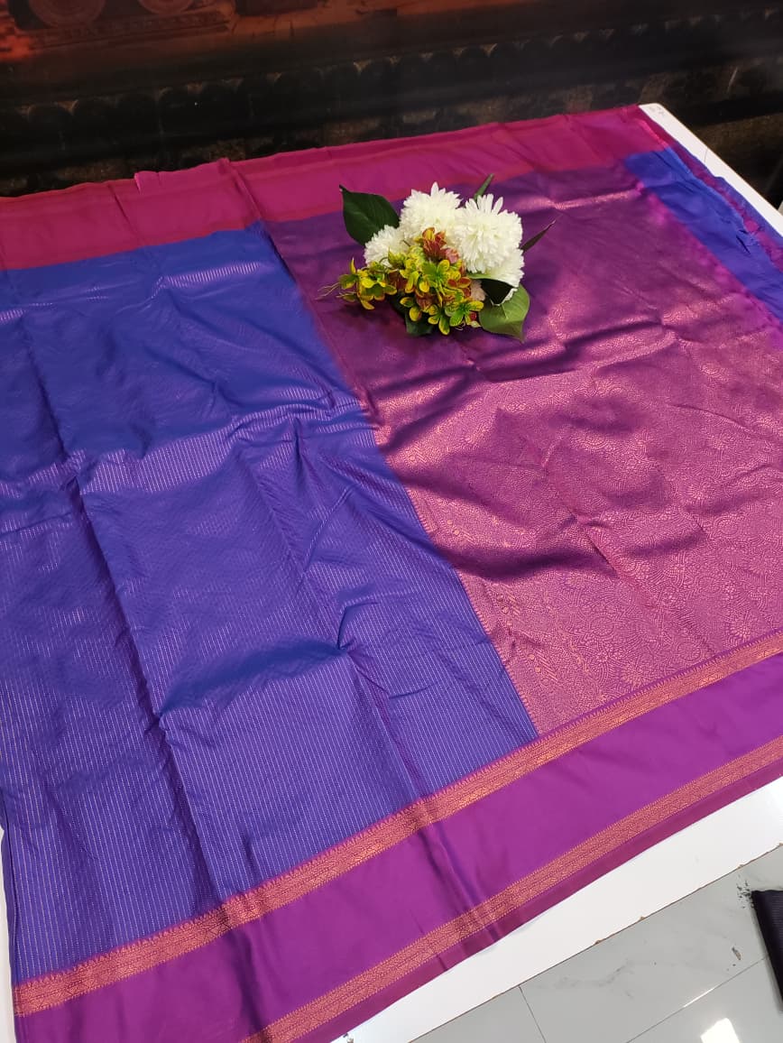 Premium Varalakshmi Silk Saree with Elegant Zari Work for Festivals