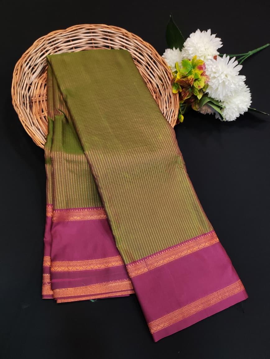 Varalakshmi Viratham Silk Zari Saree with Plain Blouse| VZ07 - Sri Sakthi Pugazh Tex VZ07 - Soft Silk Saree