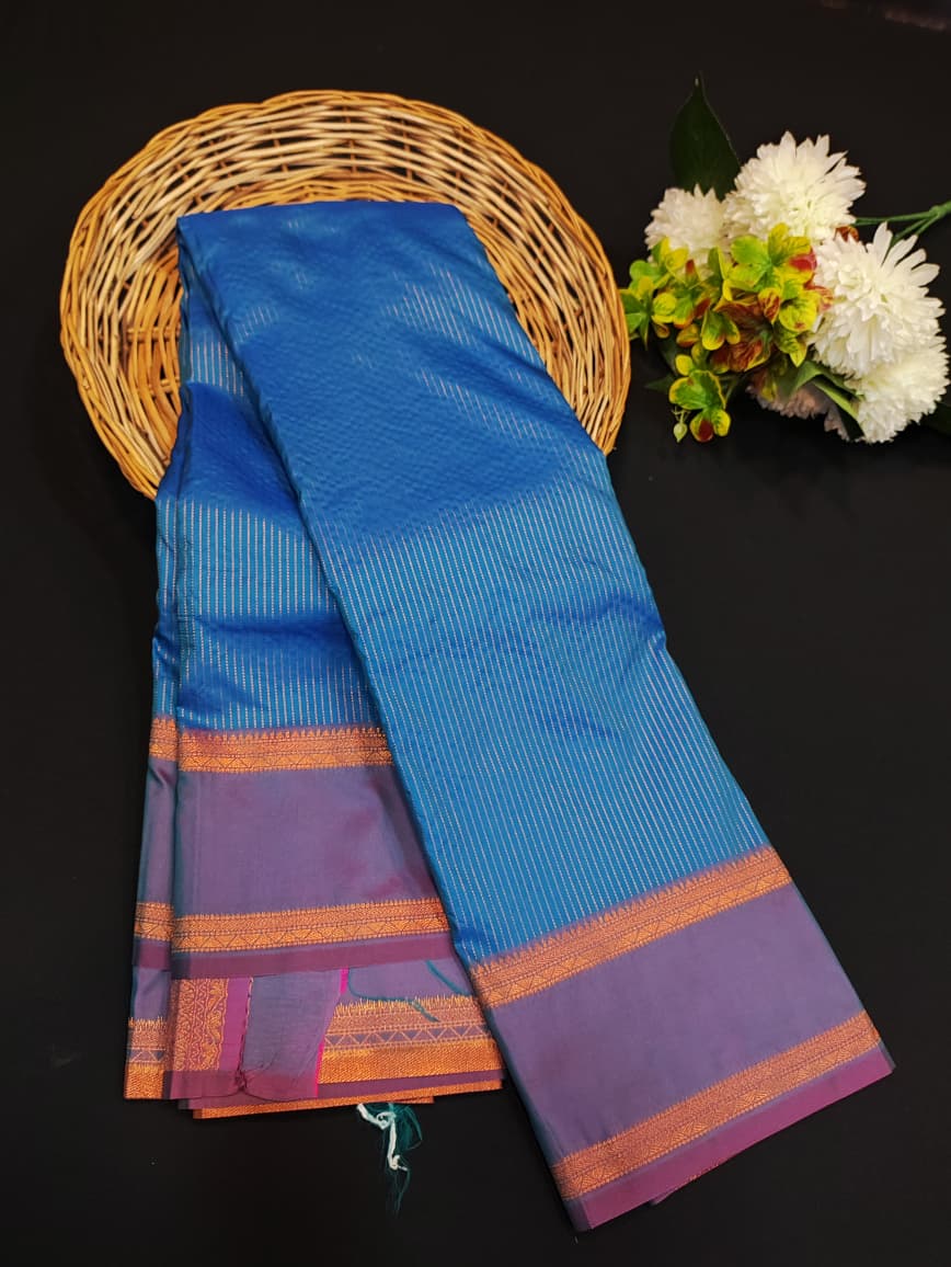 Varalakshmi Viratham Silk Zari Saree with Plain Blouse| VZ09 - Sri Sakthi Pugazh Tex VZ09 - Soft Silk Saree