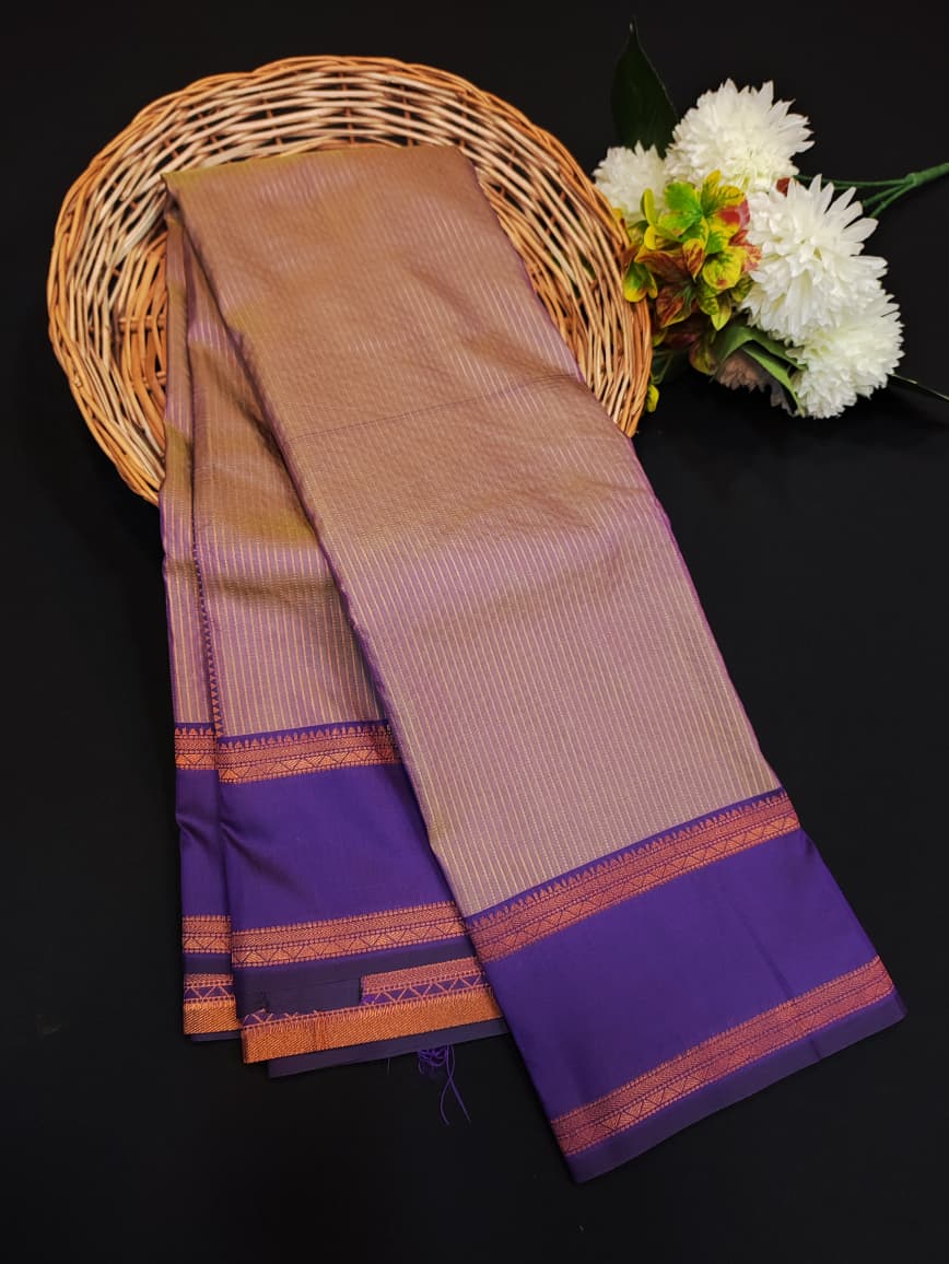 Varalakshmi Viratham Silk Zari Saree with Plain Blouse| VZ10 - Sri Sakthi Pugazh Tex VZ10 - Soft Silk Saree
