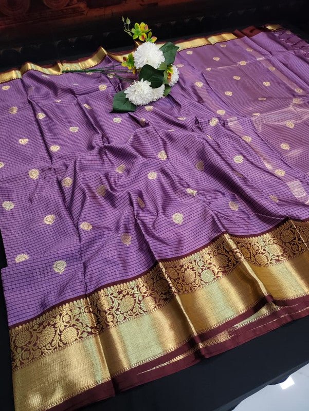 Premium Varanasi Saree in Silk Fabric with Elegant Zari Design