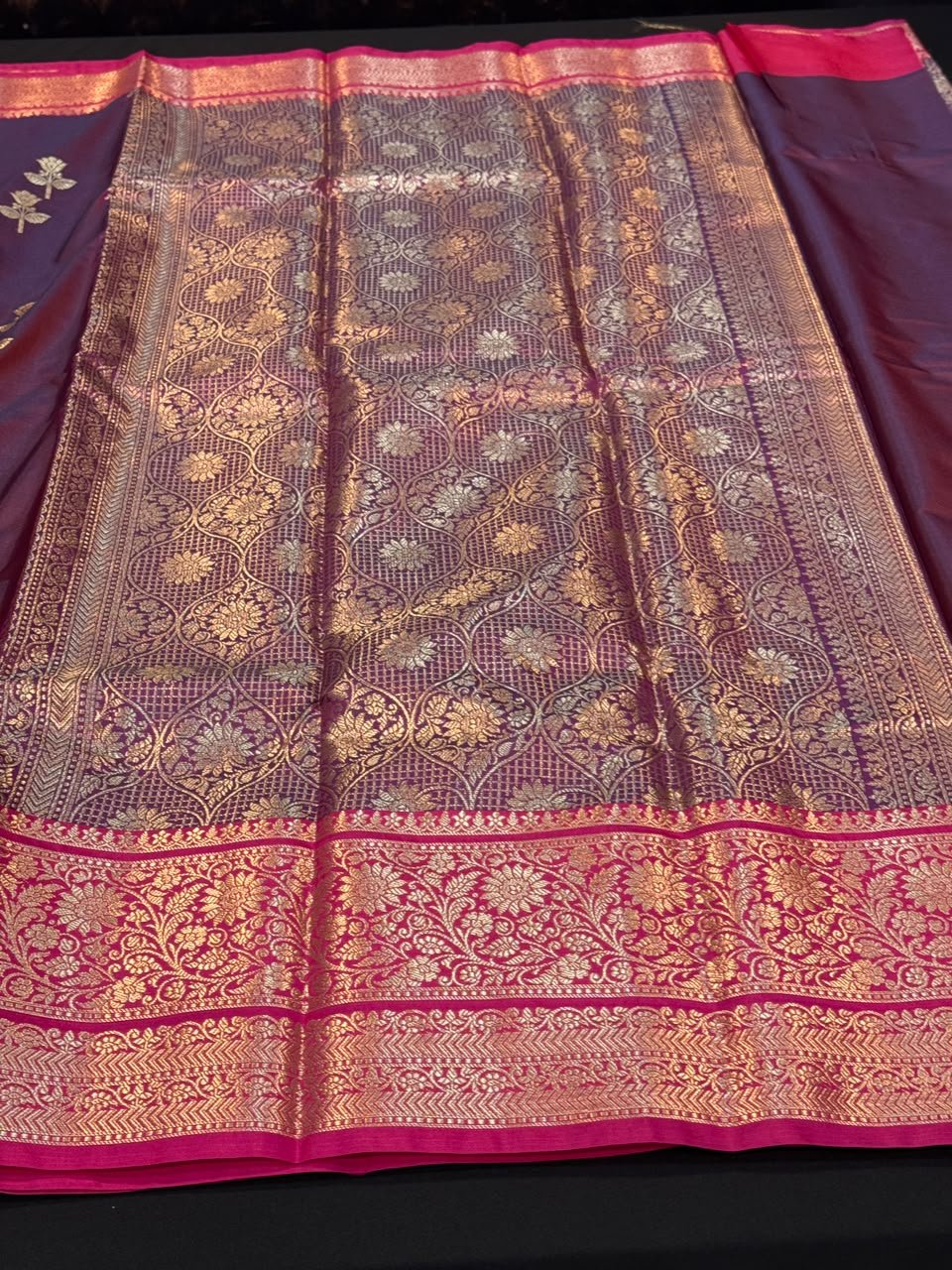 Varanasi Silk Saree with |Zari Work for Women| VC36 - Sri Sakthi Pugazh Tex - Varanasi Saree