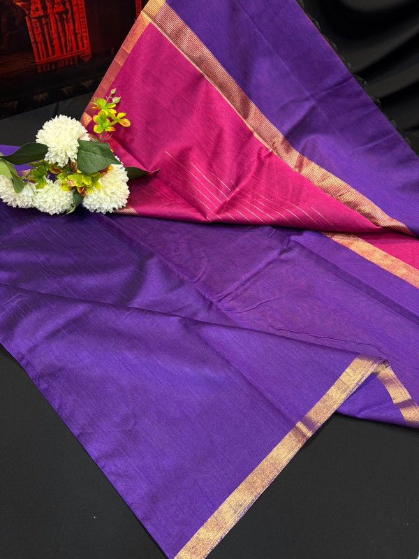 Premium Varanasi Saree in Silk Fabric with Elegant Zari Design