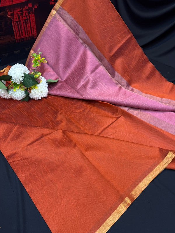 Premium Varanasi Saree in Silk Fabric with Elegant Zari Design