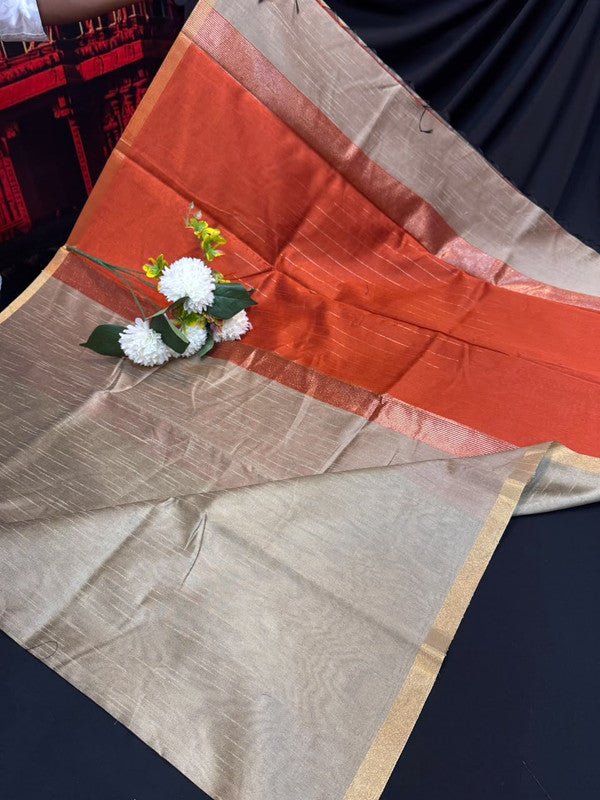 Premium Varanasi Saree in Silk Fabric with Elegant Zari Design