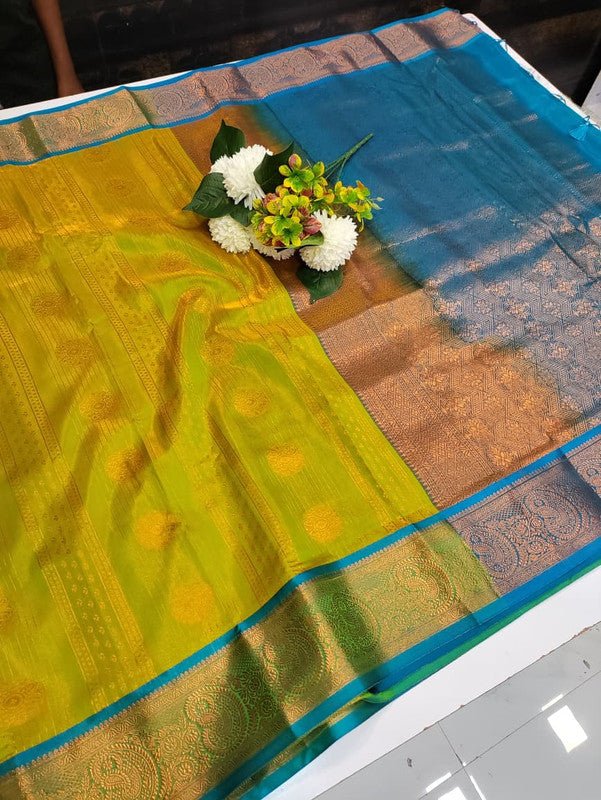 Premium Velvet Silk Saree with Zari Work for Wedding Wear