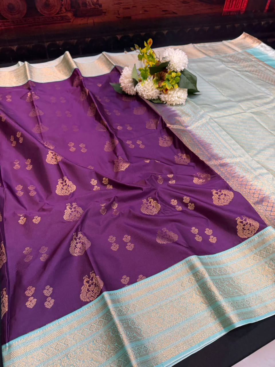 Vembu Semi Silk Saree | Zari Work | VNN06 - Sri Sakthi Pugazh Tex - Semi Silk