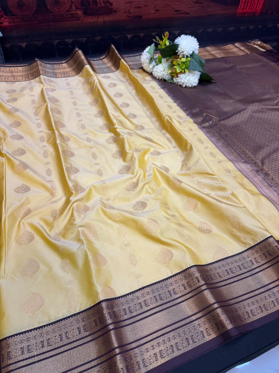 Vembu Semi Silk Saree | Zari Work | VNN07 - Sri Sakthi Pugazh Tex - Semi Silk