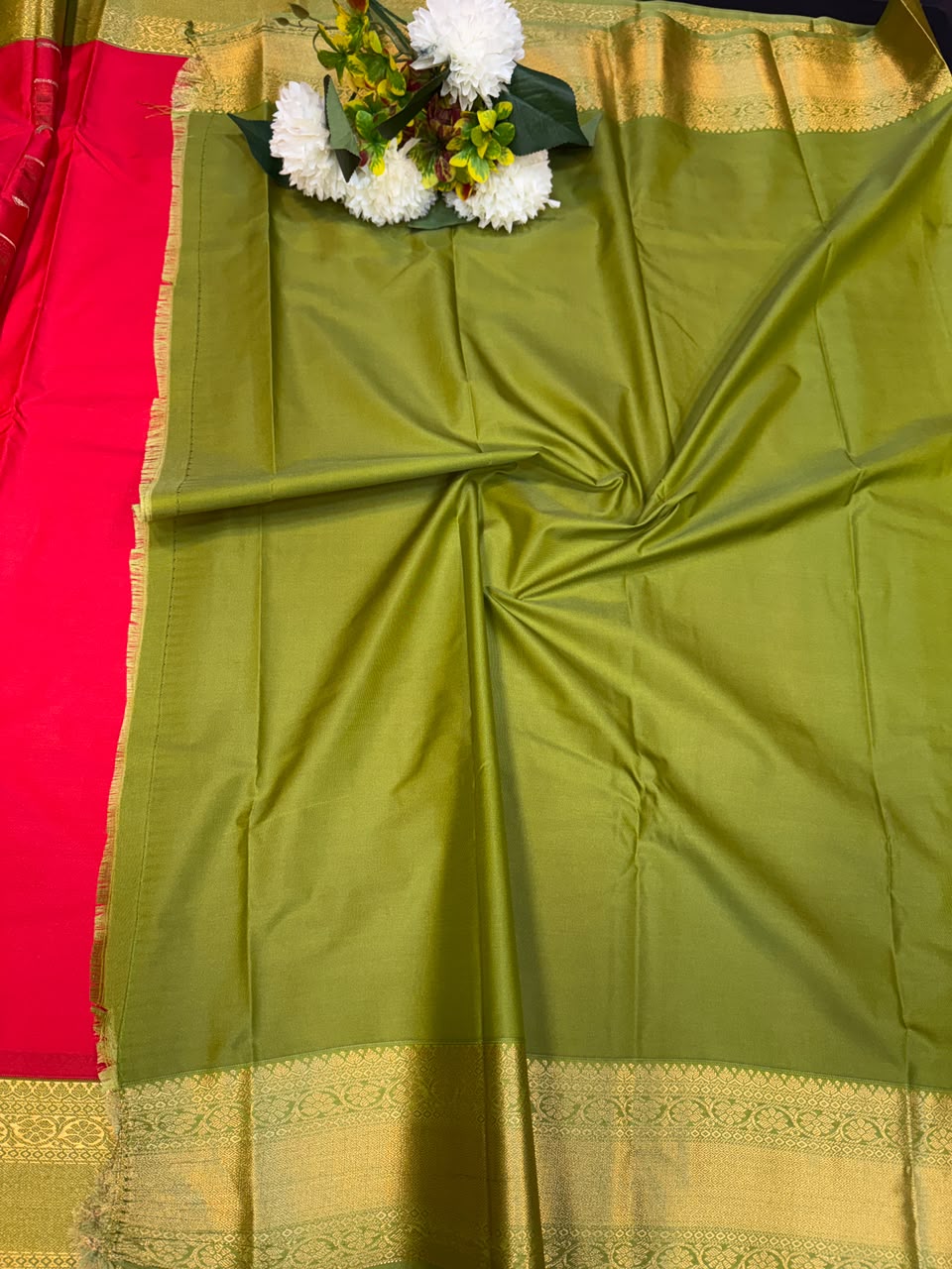 Vembu Semi Silk Saree | Zari Work | VNN09 - Sri Sakthi Pugazh Tex - Semi Silk