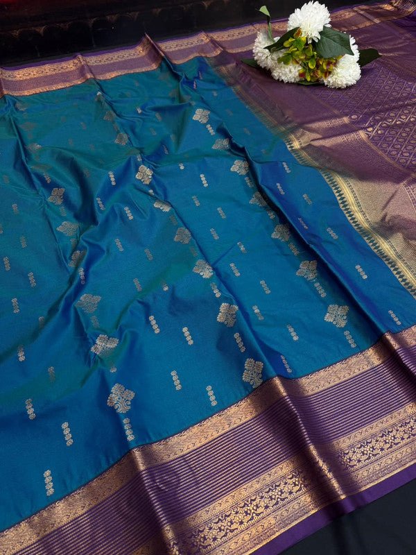 Vennila Semi Silk Saree | Zari Work | VNN81 - Sri Sakthi Pugazh Tex - Semi Silk