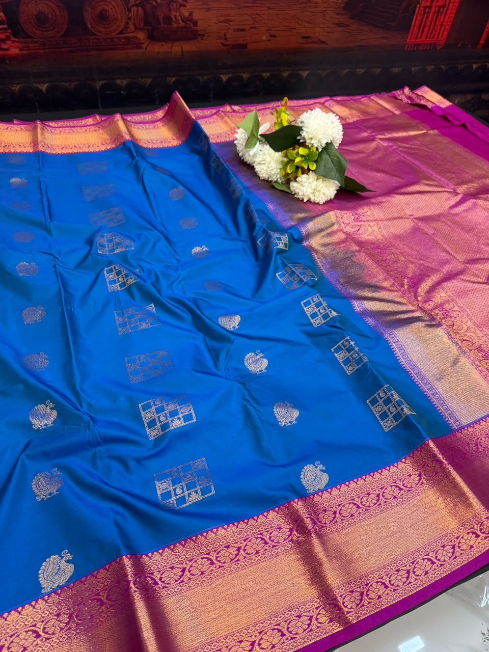 Vennila Semi Silk Saree | Zari Work | VNN19 - Sri Sakthi Pugazh Tex - Semi Silk
