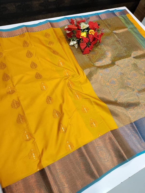 Vishalini Kanchi Meena Soft Silk Saree VS23