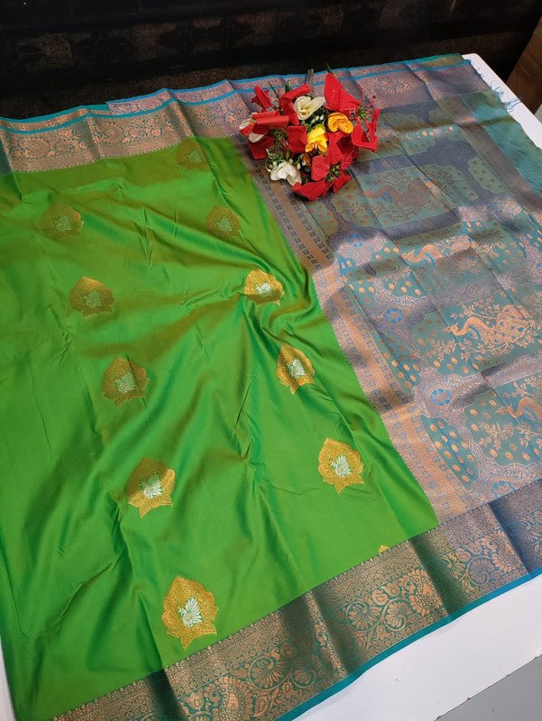 Vishalini Kanchi Meena Soft Silk Saree VS25