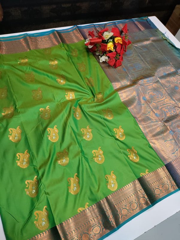 Vishalini Kanchi Meena Soft Silk Saree VS31