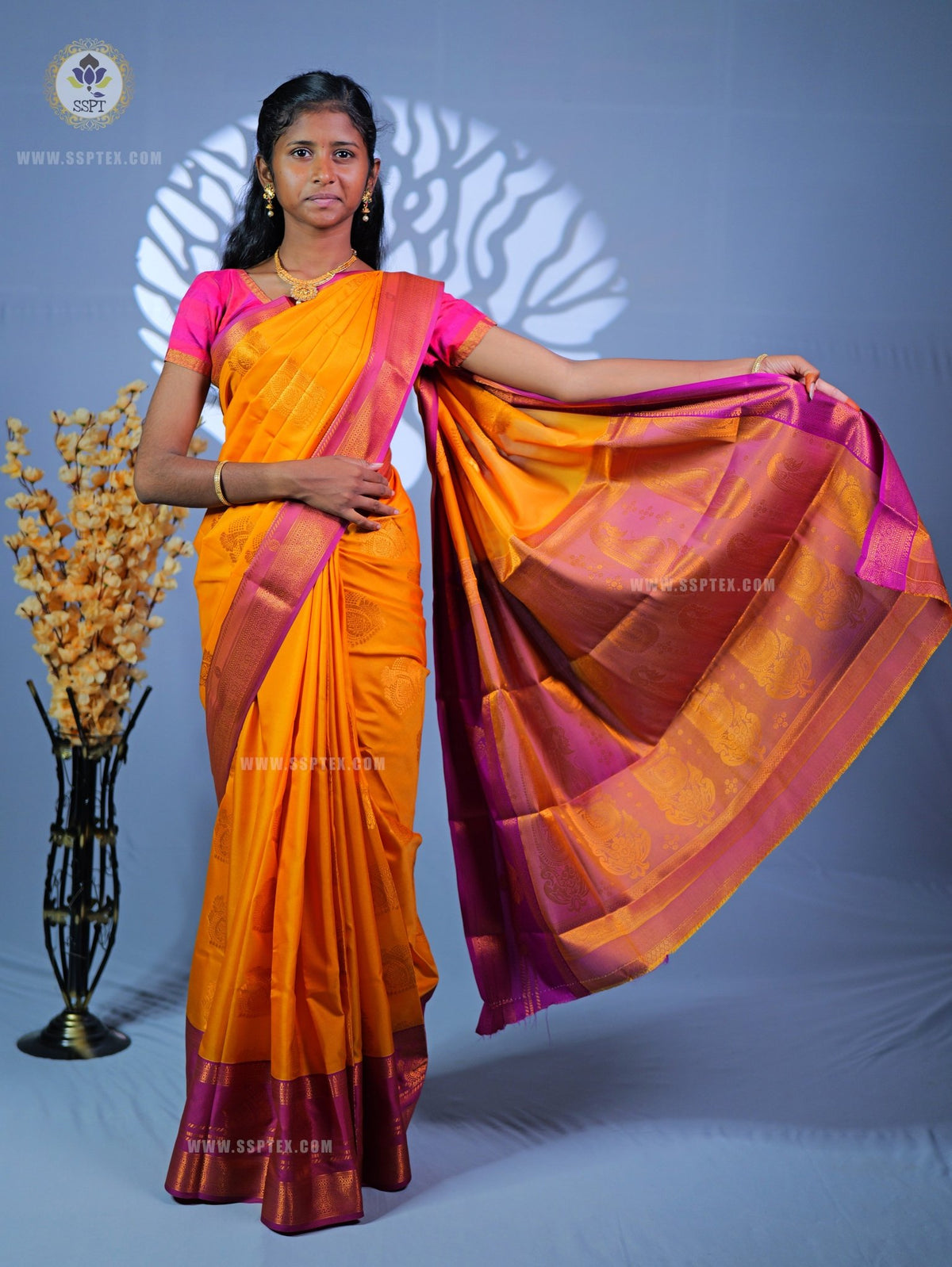 Vishalini Soft Silk Saree VS86 - Sri Sakthi Pugazh Tex - Soft Silk