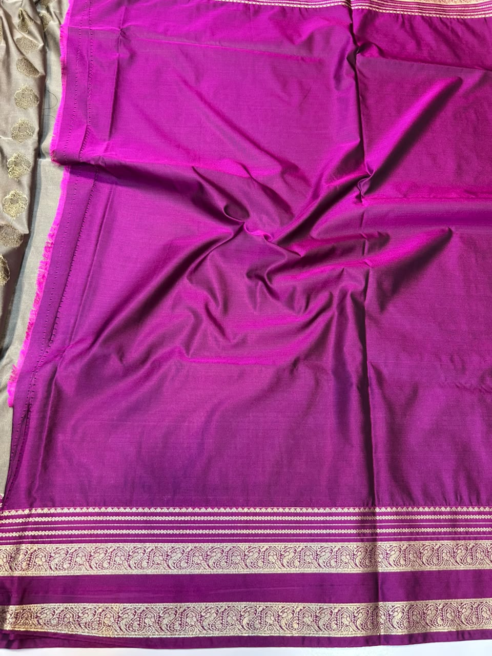 Warm Semi Silk Saree with |Zari Border for Women| WM01 - Sri Sakthi Pugazh Tex - Warm Semi Silk