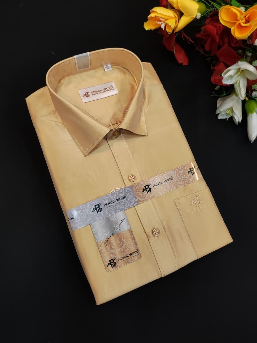Wedding Art Silk Shirt for Men for Wedding and Festival Wear