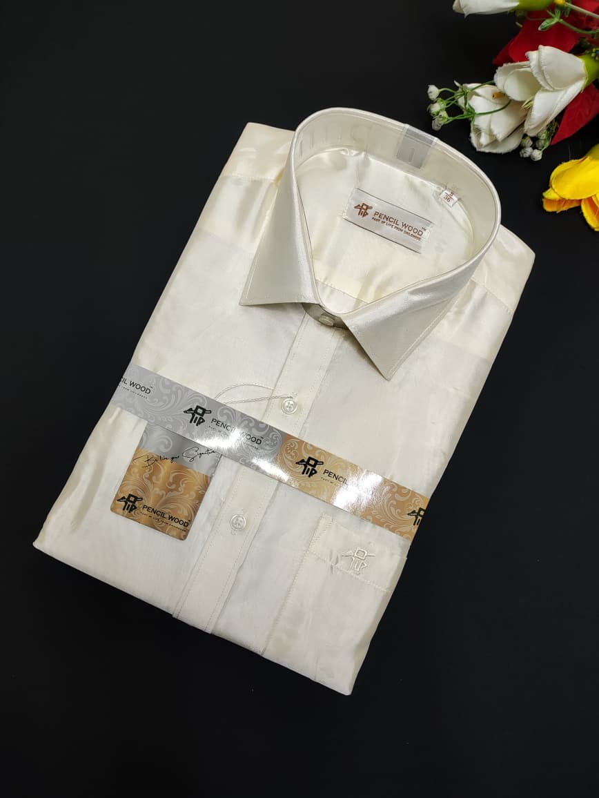 Wedding Art Silk Shirt for Men for Wedding and Festival Wear