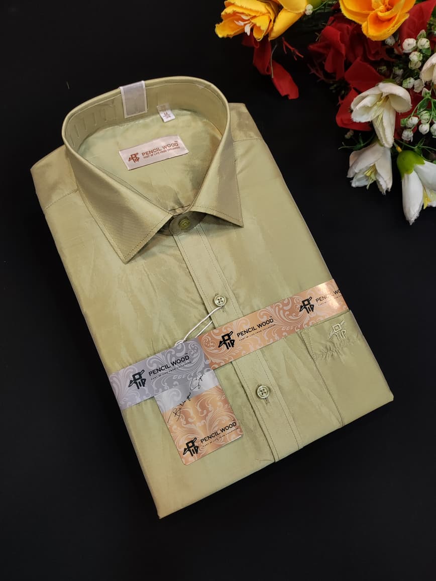 Wedding Art Silk Shirt for Men for Wedding and Festival Wear