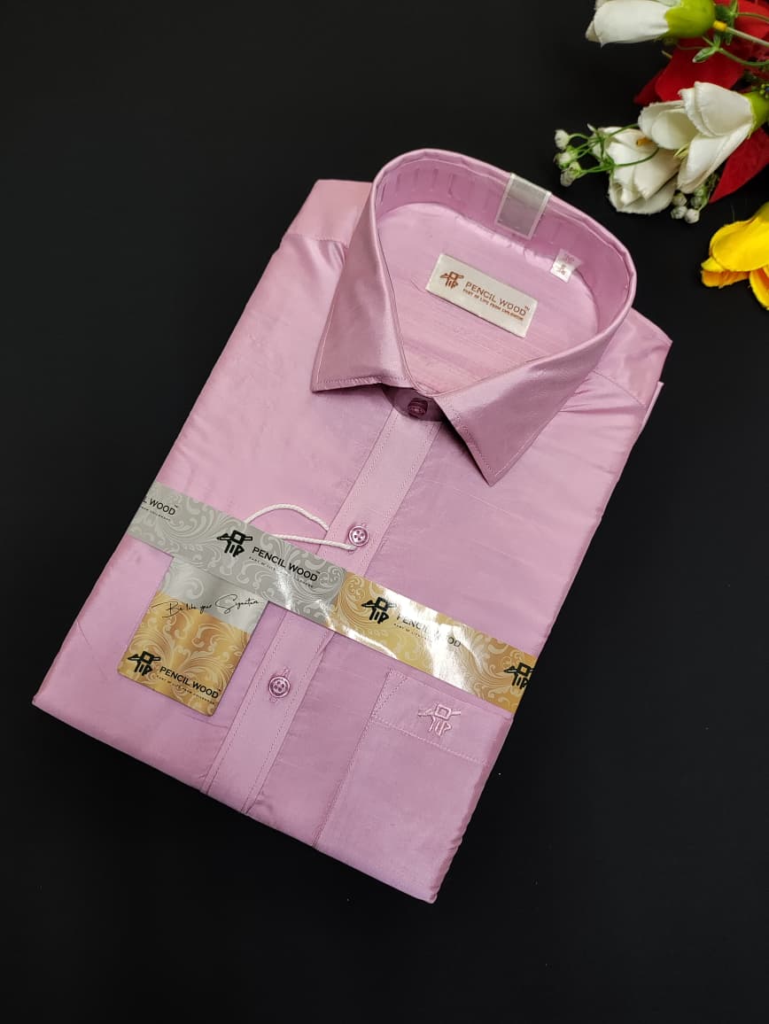 Wedding Art Silk Shirt for Men for Wedding and Festival Wear