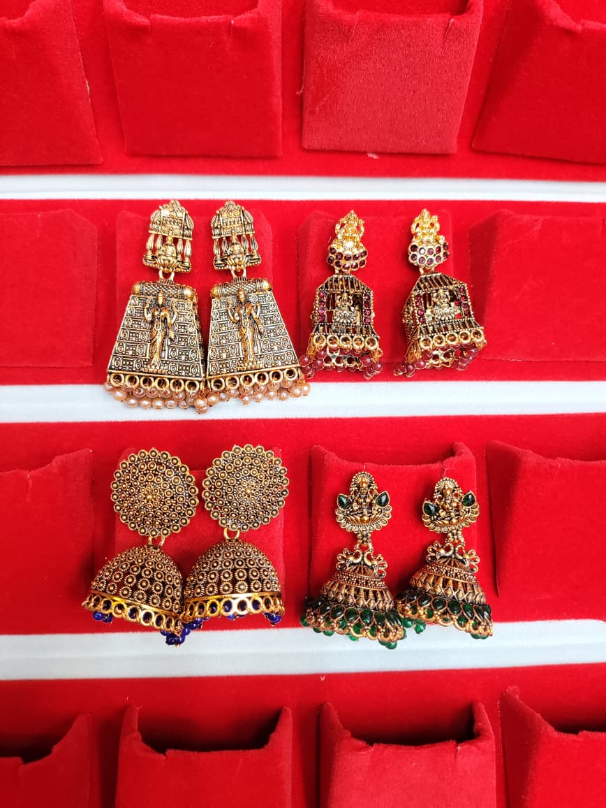 Women's Jimikki Kammal(Set Of 4 Pisces) JJ23