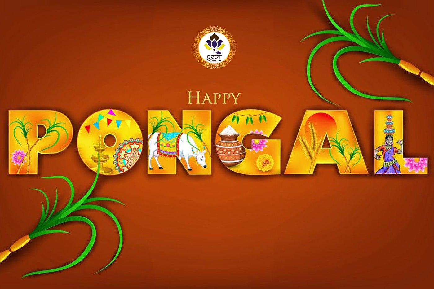 Family dressed in traditional saree and dhoti shirt celebrating Tamil Culture - Pongal 2026