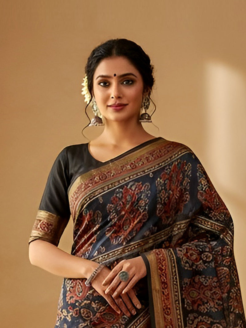 Malgudi Collection saree for women featuring elegant traditional designs in soft lightweight fabric suitable for office wear daily wear and festive occasions
