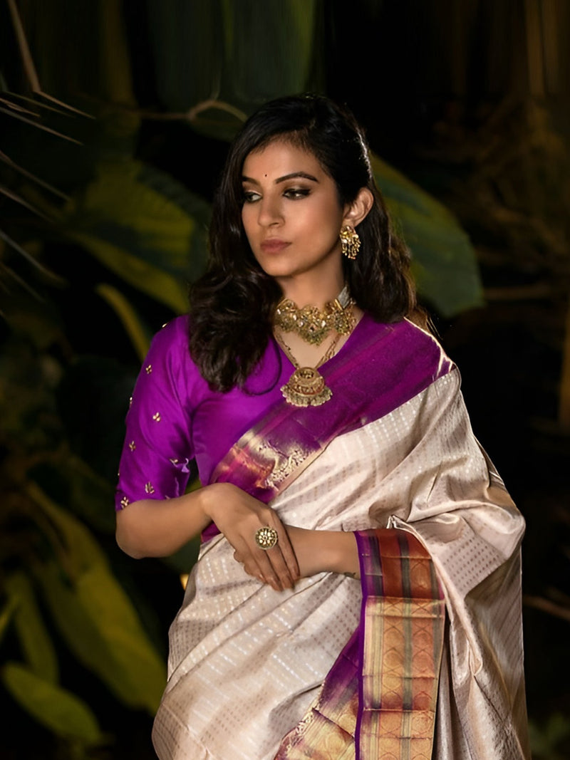 Sri Soft Silk saree for women with rich elegant design in smooth lightweight soft silk fabric suitable for weddings festive occasions and traditional wear