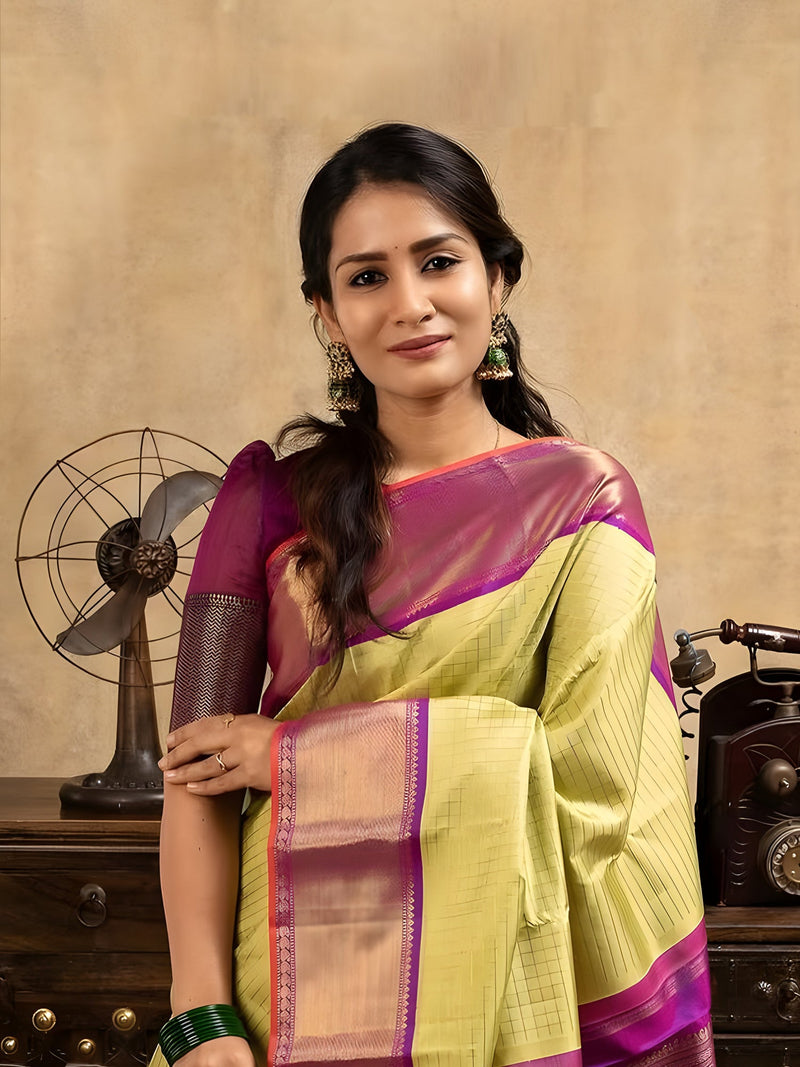 Vairaoosi Saree with elegant traditional design and soft lightweight fabric suitable for festive occasions and office wear.