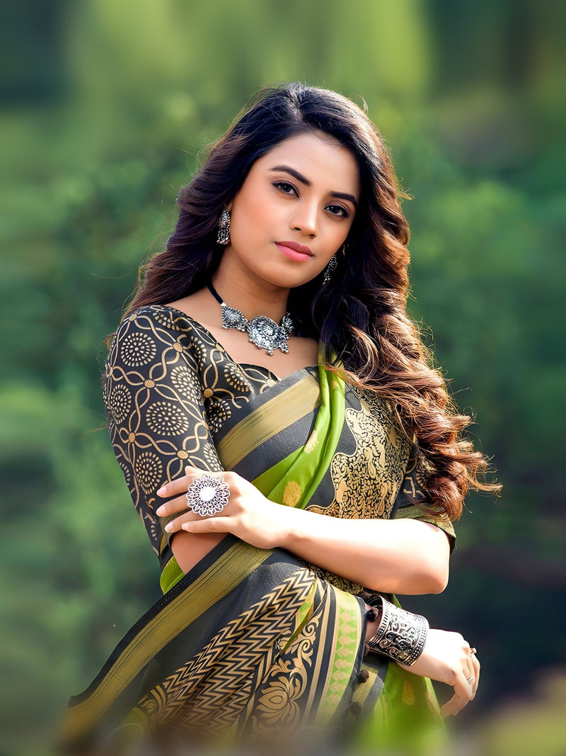 Gowri Silk Saree for women featuring elegant traditional silk design with graceful drape suitable for weddings festive occasions and receptions