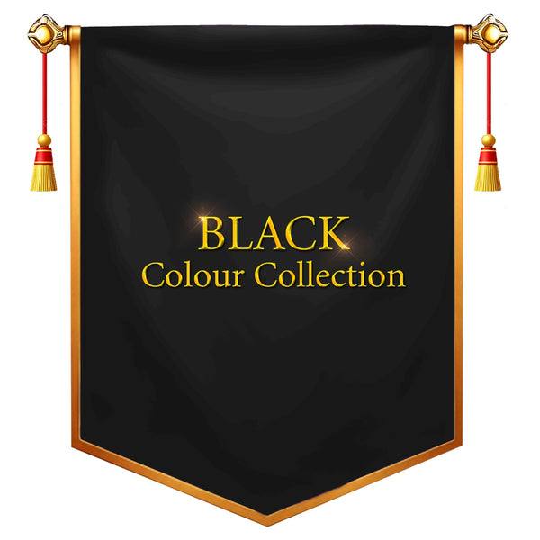 Black Colour Collection soft silk saree for festival wear