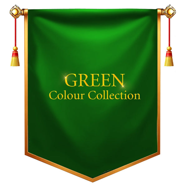 Green Colour Collection silk saree for festival wear with zari design