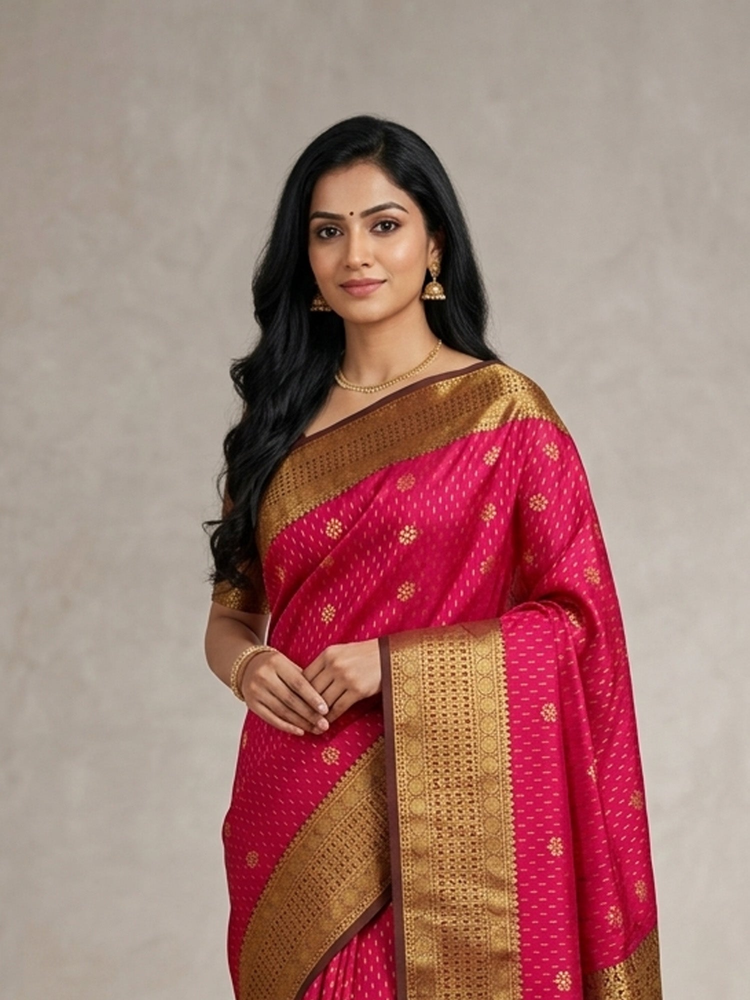 Parimala Semi Silk Saree for women featuring elegant traditional design suitable for weddings, festivals and special occasions