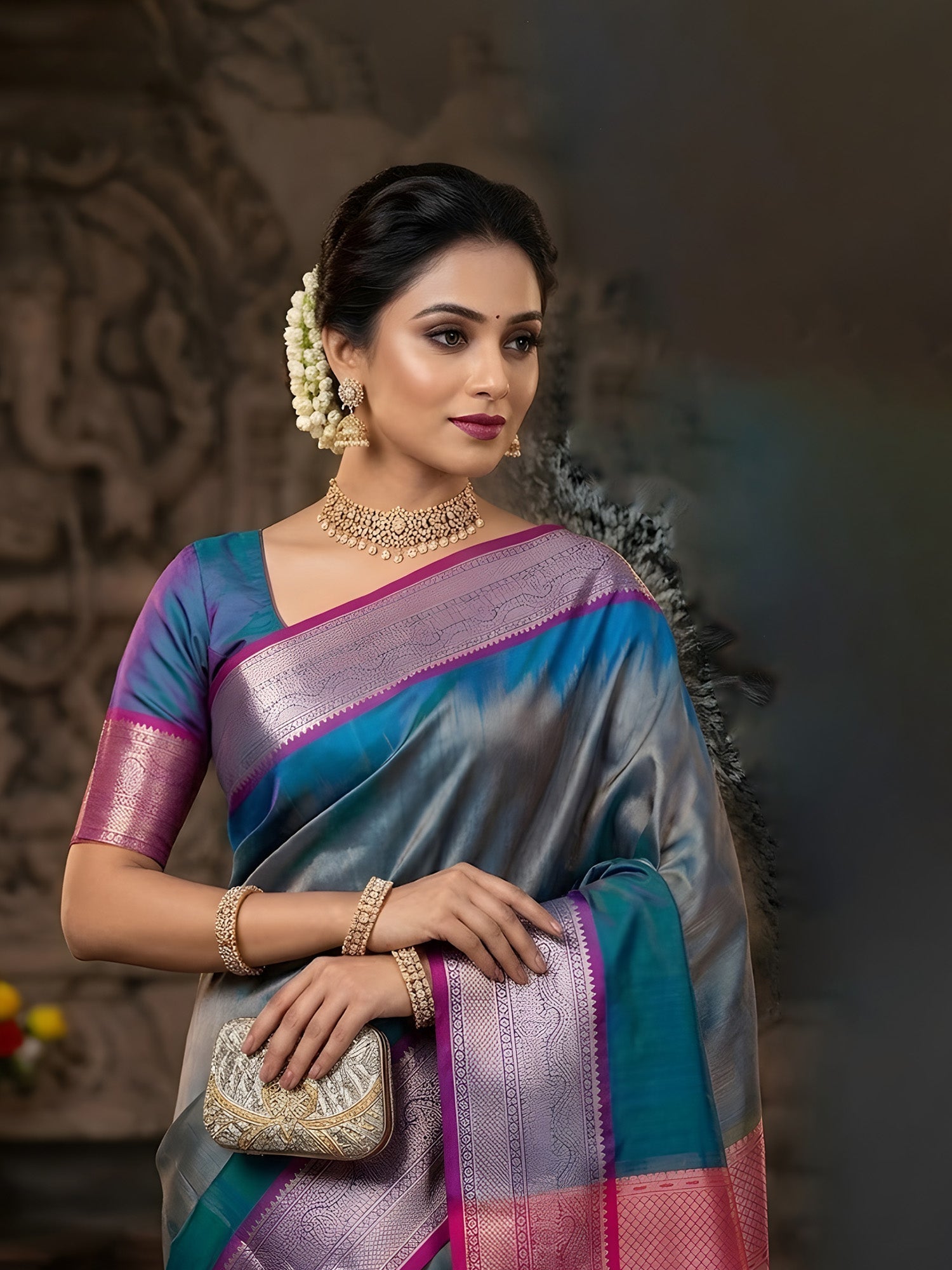 Pochampalli Tissue Saree Collection for Festival Wear