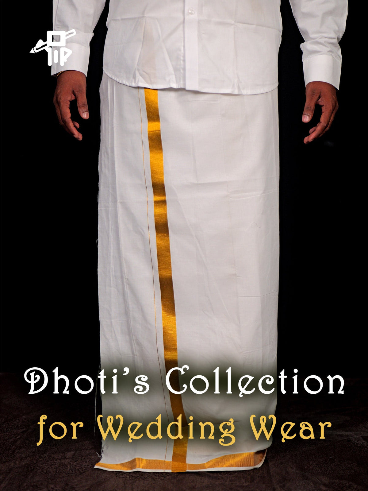 Premium Dhotis Collection for men featuring elegant traditional design in soft lightweight fabric.