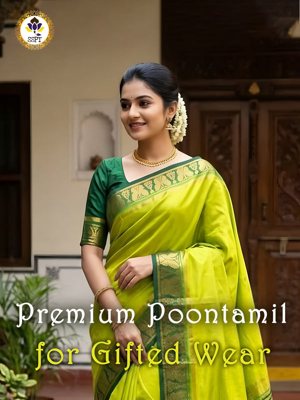 Order your Premium Poontamil Soft Silk Saree today and embrace the elegance of premium ethnic fashion.