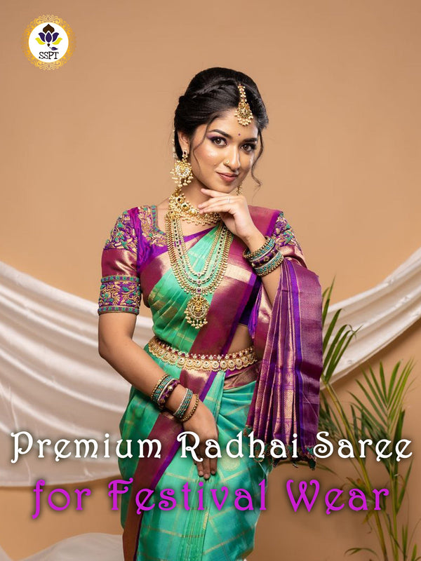 Premium Radhai Soft Silk Saree Collection with Zari work for wedding wear