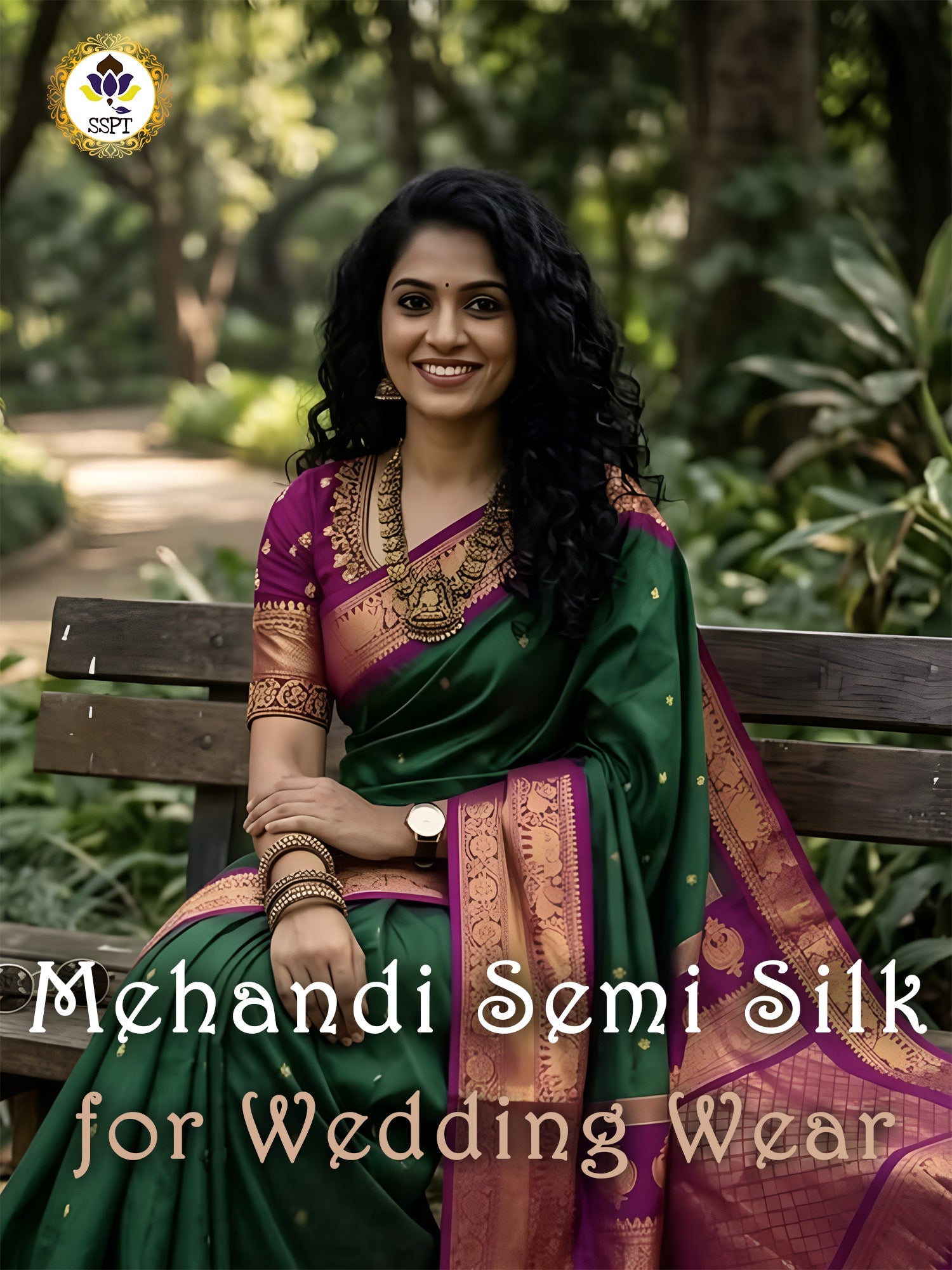 Priyanka Luxury Semi Silk Saree for women in elegant traditional design, perfect for weddings, festivals, and special occasions.