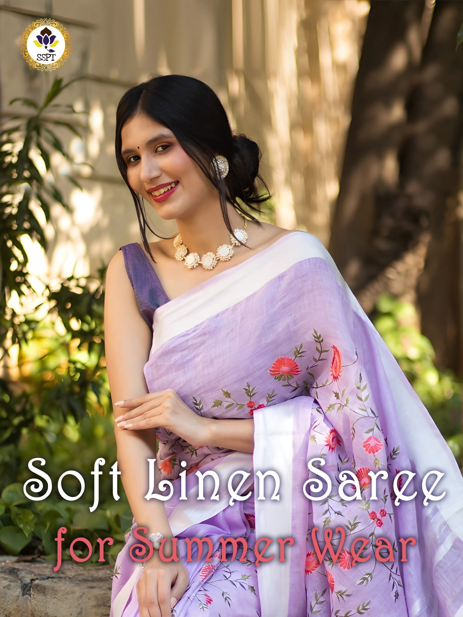 Soft Linen Collection premium linen saree for festive wear