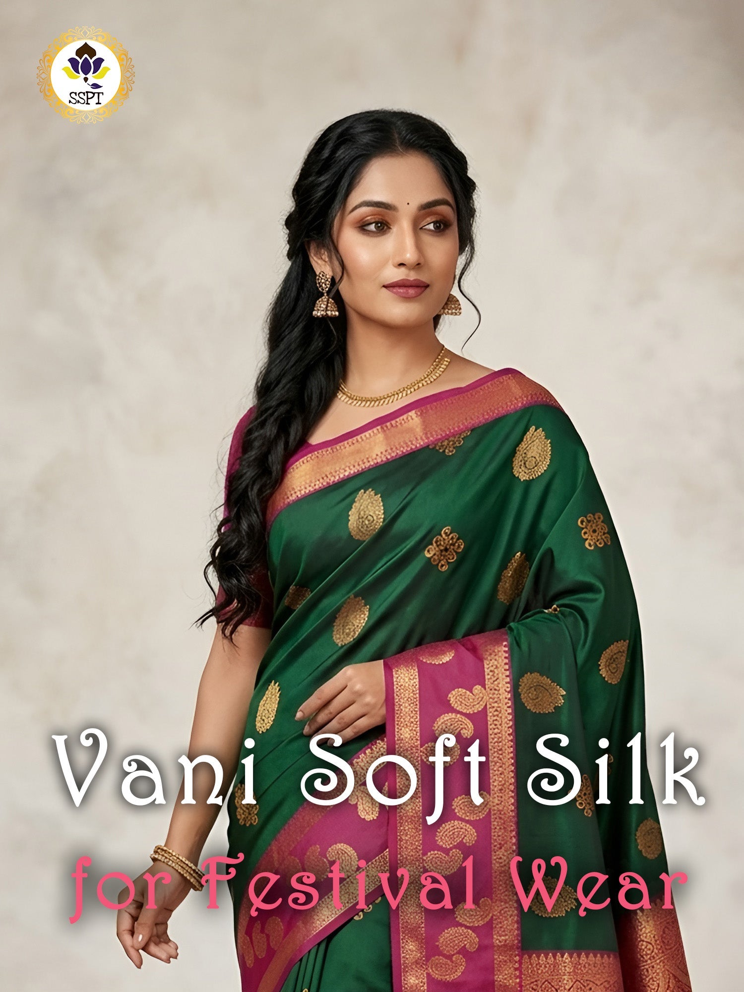 Vani Soft Silk Collection saree in elegant traditional soft silk design for wedding and festive wear