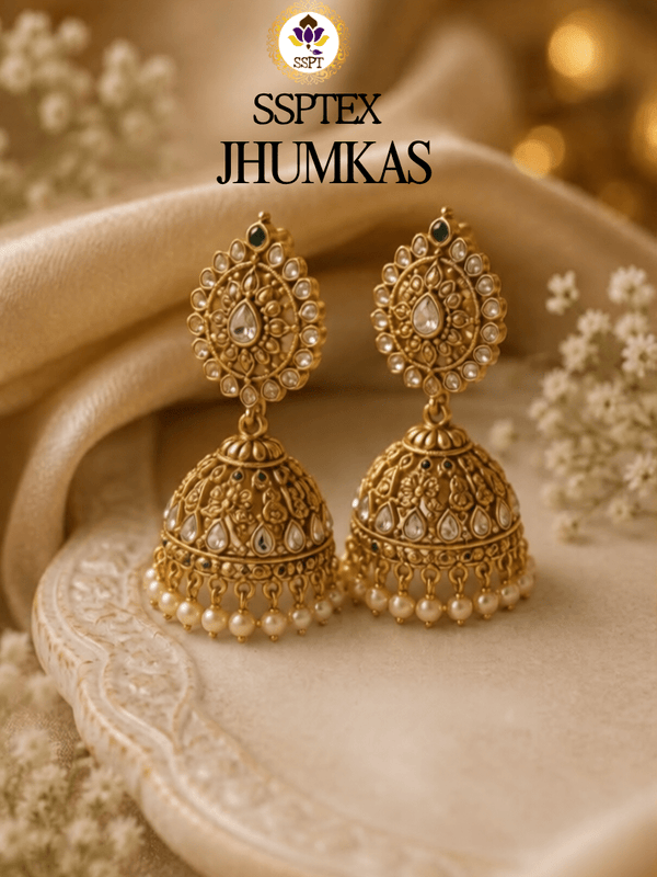 Women's Jimikki Jhumka Earrings Collection for Wedding Wear