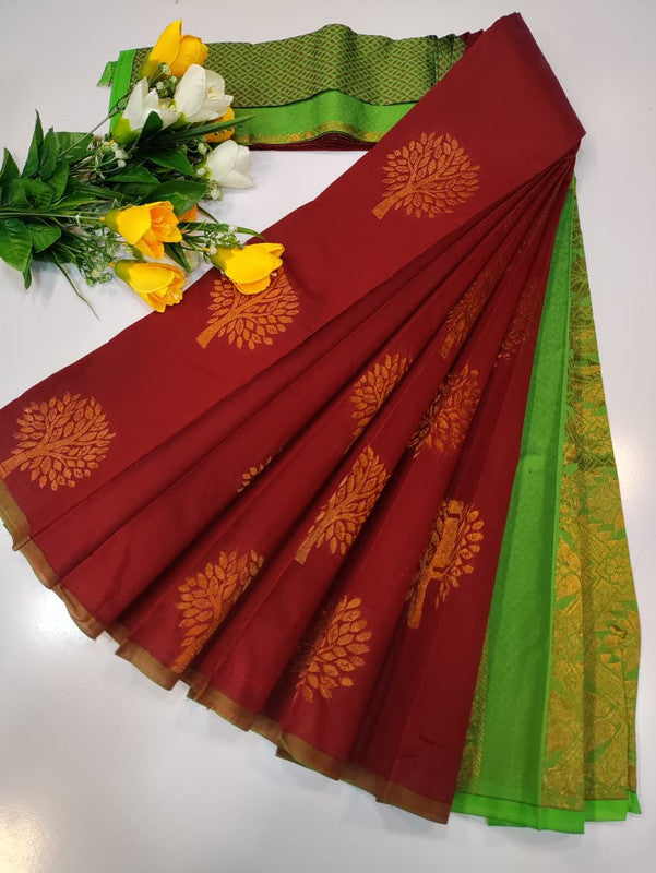 Silver Monica Saree