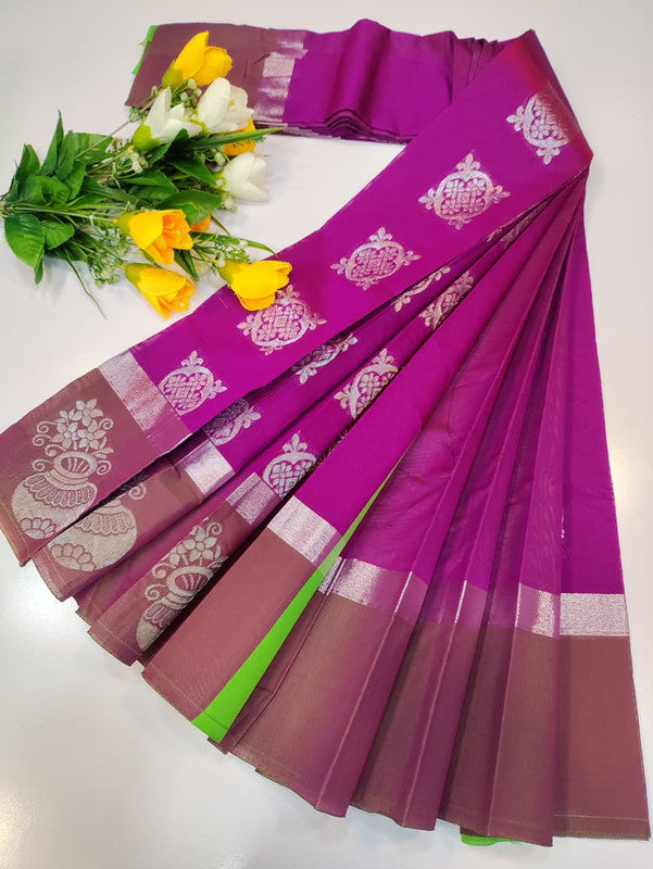 Silver Monica Saree
