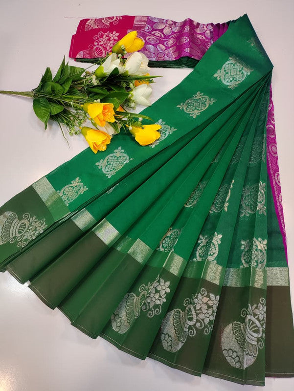 Silver Monica Saree