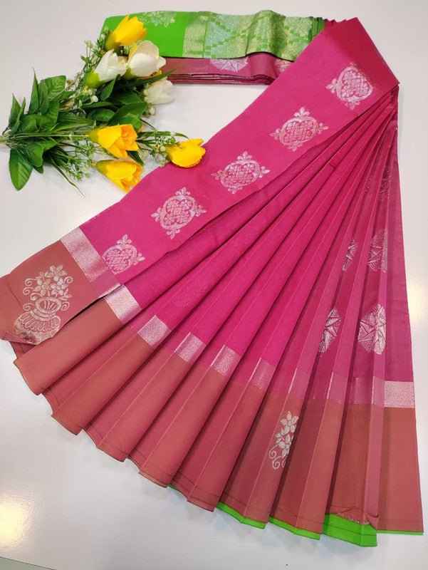 Silver Monica Saree