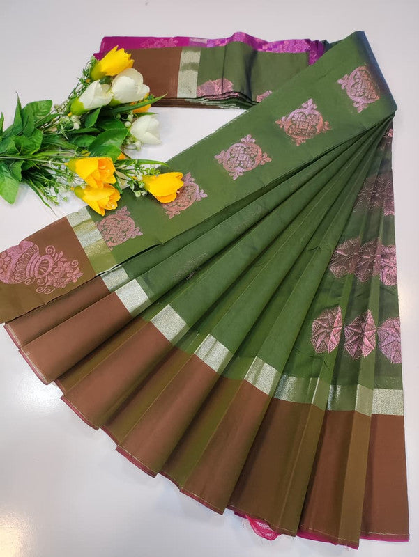 Silver Monica Saree